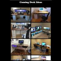 Gaming Desk Ideas Affiche