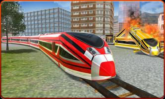 Impossible Bullet Train Drive : Subway On Rails 3D Ekran Görüntüsü 1