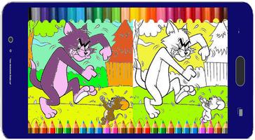 App Coloring Picture TOMY And JERRY Affiche