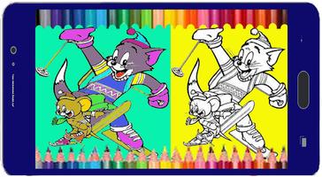 App Coloring Picture TOMY And JERRY 스크린샷 1