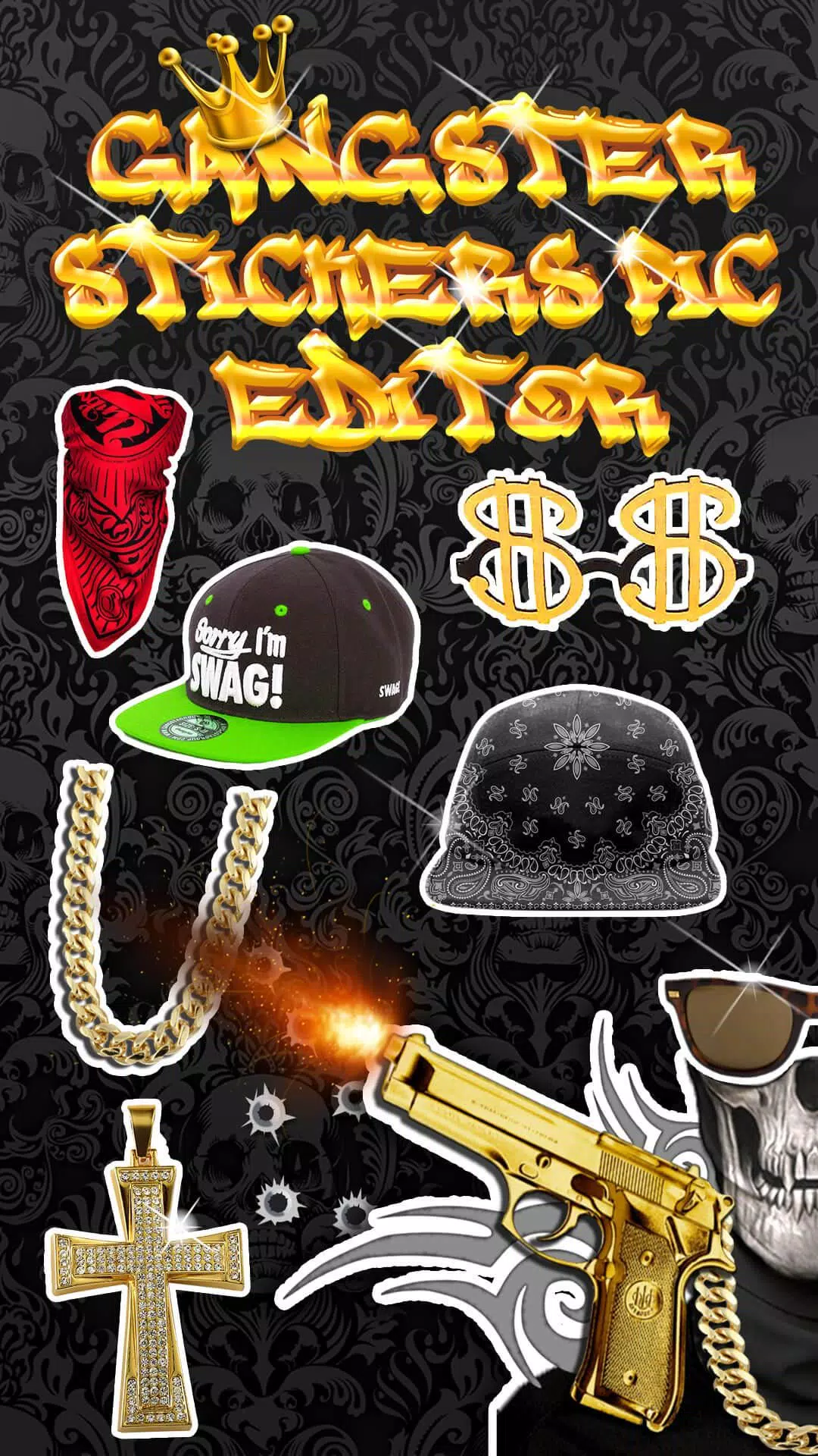 Gangster Stickers Pic Editing APK for Android Download