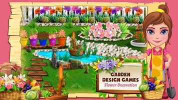 Garden Design Games – Flower Decoration الملصق