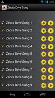 Zebra Dove Song Collections capture d'écran 1