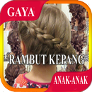 APK Gaya Rambut Kepang Anak-Anak