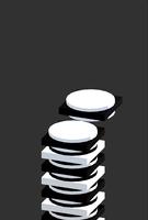 Stack BW Colors3d پوسٹر