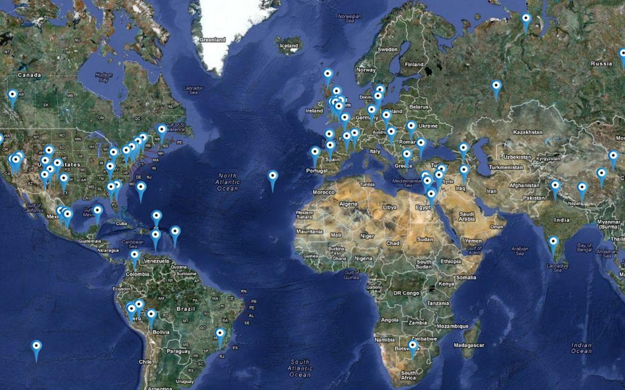 Карта через спутник в реальном времени. Мировой карта через Спутник.
