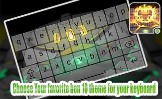 Ben anime 10 Keyboard Theme With Emoji 截圖 1