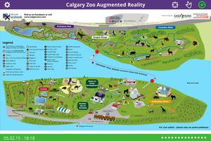 Calgary Zoo Augmented Reality Ekran Görüntüsü 1