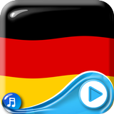 German Flag Waving Wallpaper icône