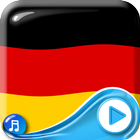 German Flag Waving Wallpaper icône