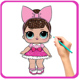 How To Draw LOL Surprise Doll 1