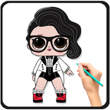 How To Draw LOL Surprise Doll 3