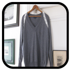 diy v neck sweater-icoon