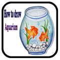 how to draw aquarium