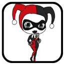 how to draw harley quinn step by step APK
