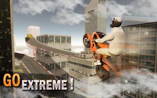 City bike stunt impossible motocross racing game screenshot 1