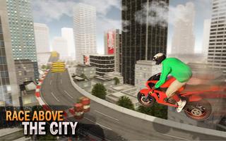 City bike stunt impossible motocross racing game screenshot 2
