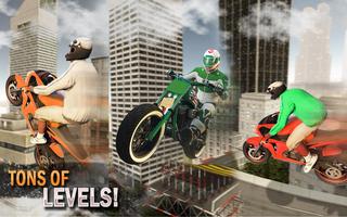 City bike stunt impossible motocross racing game screenshot 3