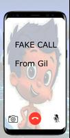 Gil calling prank-poster