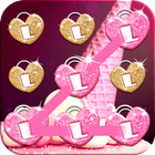 Girly Pattern Lock Screen App icône