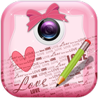 Girly Text on Pictures Deluxe icon
