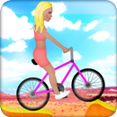 girl bike climbing game APK