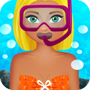 girl diving game APK
