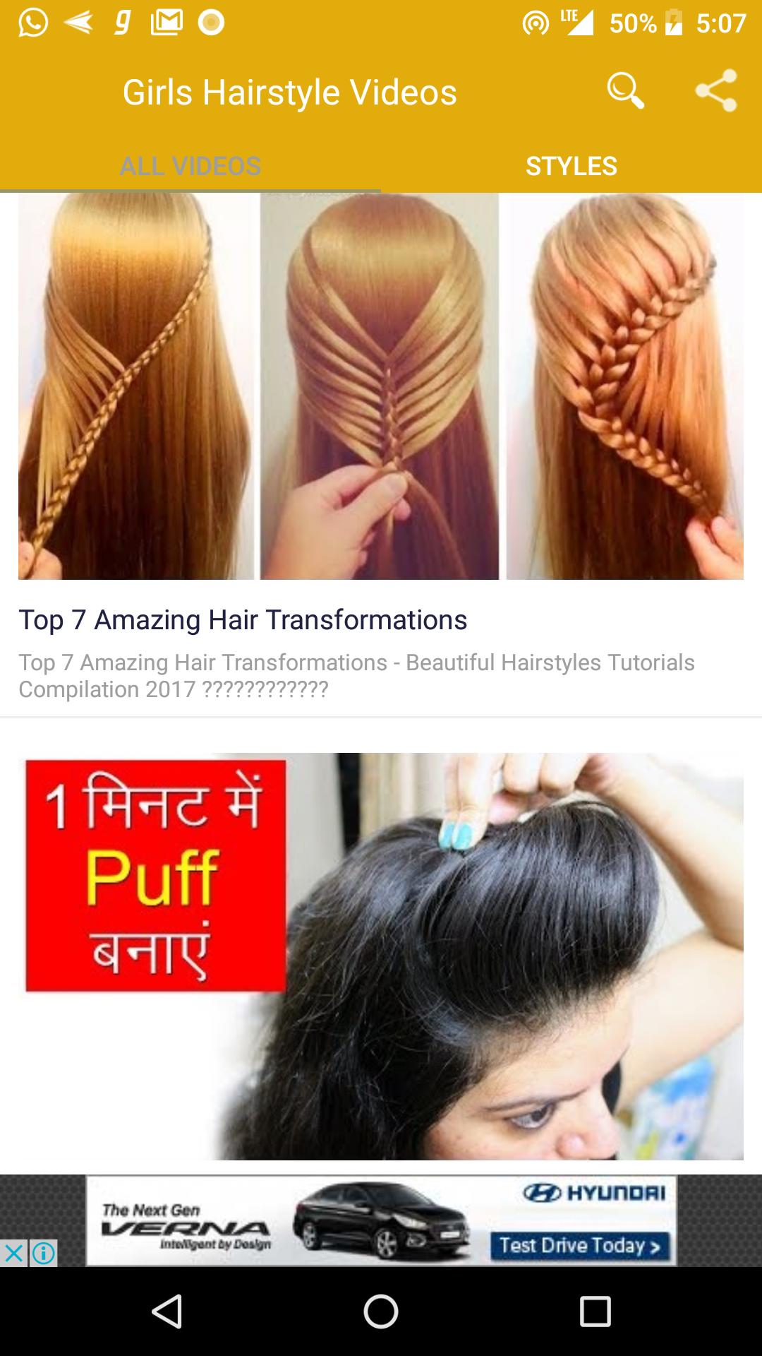 girls hairstyle videos for android - apk download