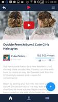 Cute Girl Hairstyles capture d'écran 1