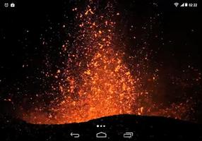 Eruption Volcan Lava 3D LWP capture d'écran 3