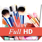 Makeup Cosmetics Brushes LWP icon