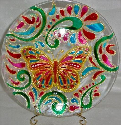 RobinAge: Arts and Crafts - Butterfly Glass Painting