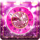 Glitter Clock Wallpaper App ไอคอน