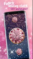 Glitter Clock Wallpaper App ภาพหน้าจอ 1