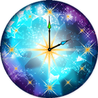 Glitter Clock Widget simgesi