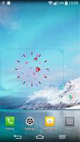 Glitter Clock Widget Ekran Görüntüsü 2