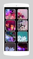 glitter flower live wallpaper Cartaz