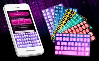 Brilho Teclado Personalizador Cartaz