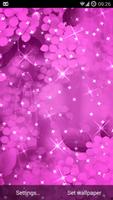 Glitter Pink Live Wallpaper HD capture d'écran 3