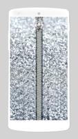 glitter fake lock screen plakat