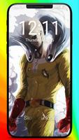 One Punch Man Anime Art Wallpaper Phone Lock ポスター