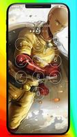 One Punch Man Anime Art Wallpaper Phone Lock اسکرین شاٹ 1