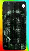Hacker Code Anonymous Style Art HD Phone Lock imagem de tela 2
