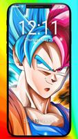 Son Goku Super DBZ Art Phone Lock Screen-poster