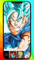 Son Goku Super DBZ Art Phone Lock Screen capture d'écran 2