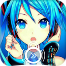 Miku MMD Anime Art Home Lock Screen APK