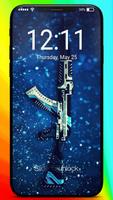 AK 47 CS Style Power Weapons HD Phone Lock Affiche