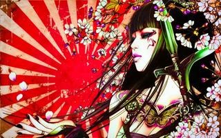 Geisha Live Wallpaper capture d'écran 3