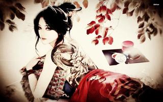 Geisha Live Wallpaper capture d'écran 1