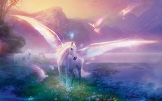 Unicorn Live Wallpaper 截图 2